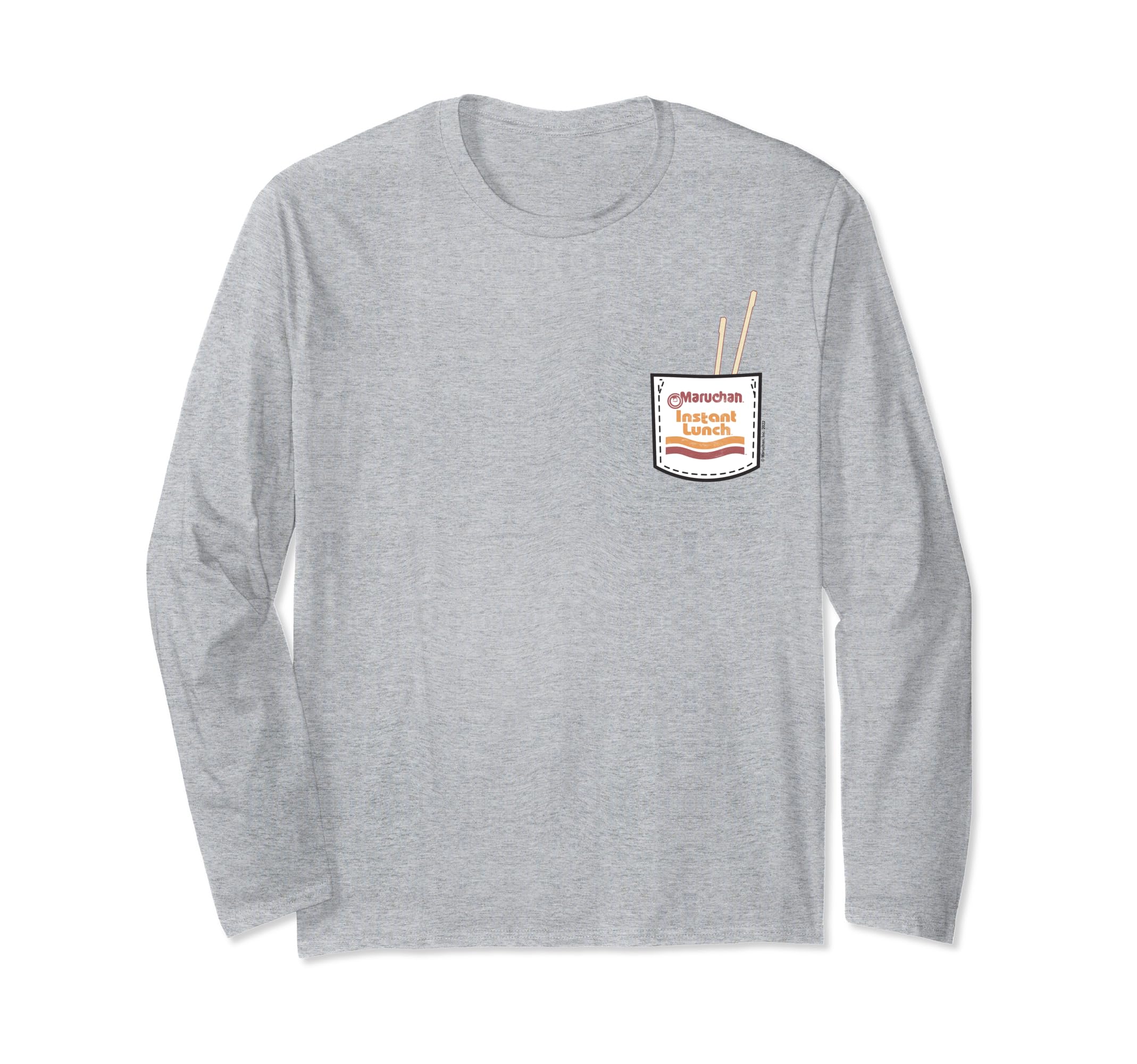 Maruchan Instant Lunch Pocket Chop Sticks 長袖Tシャツ(4)