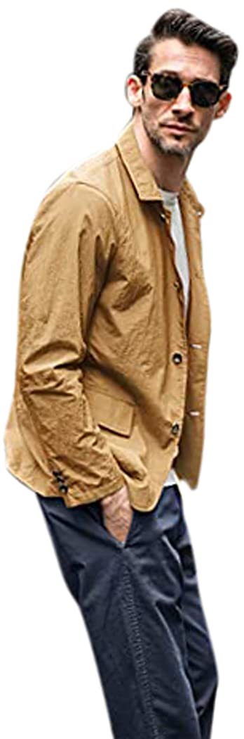 [ドゥクラッセ] 超軽量・撥水ナイロンM43ジャケット (55433) Lベージュ