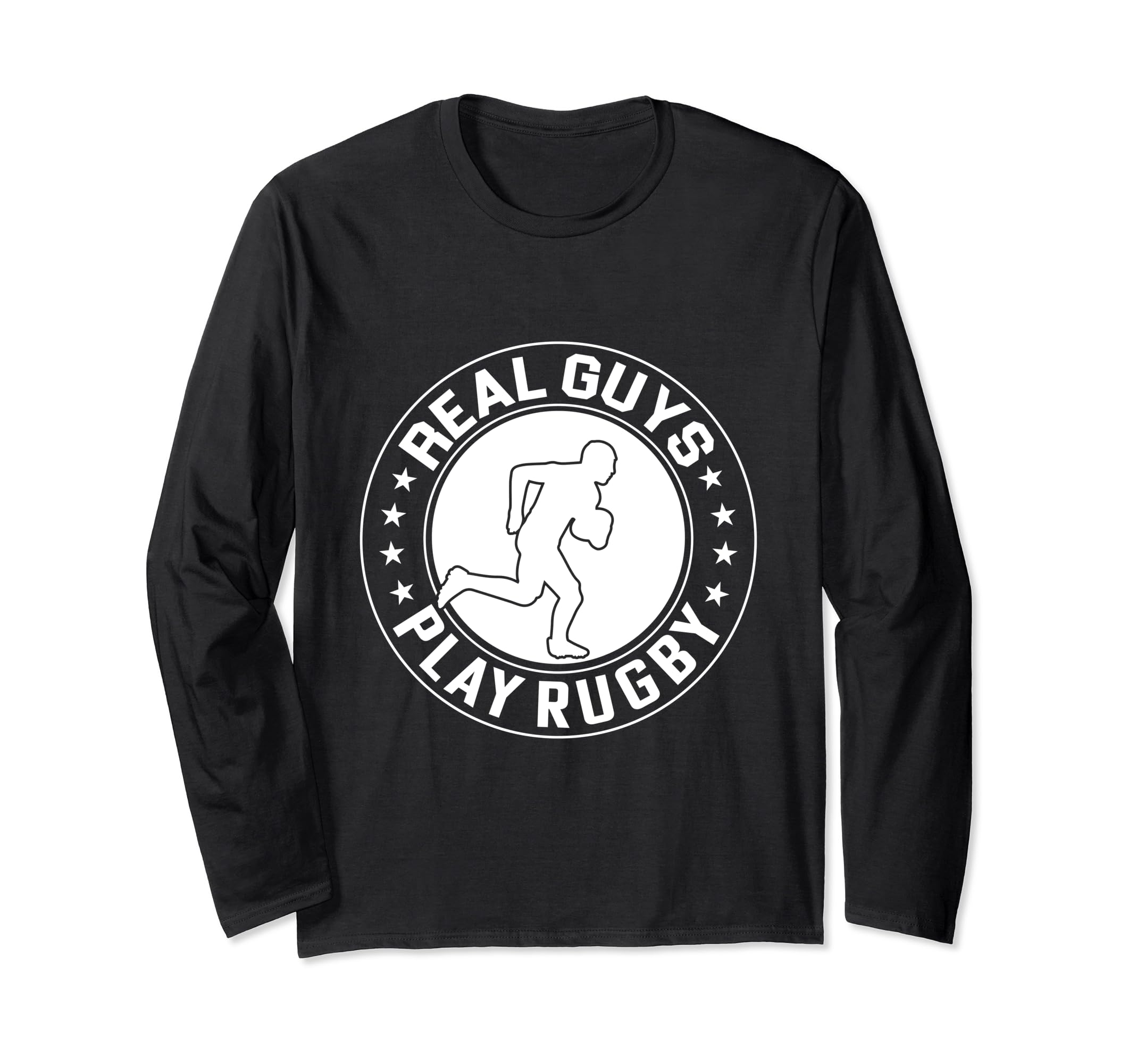 プレイラグビー選手 - 本物の男たちがラグビーをプレイ 長袖Tシャツ(4)