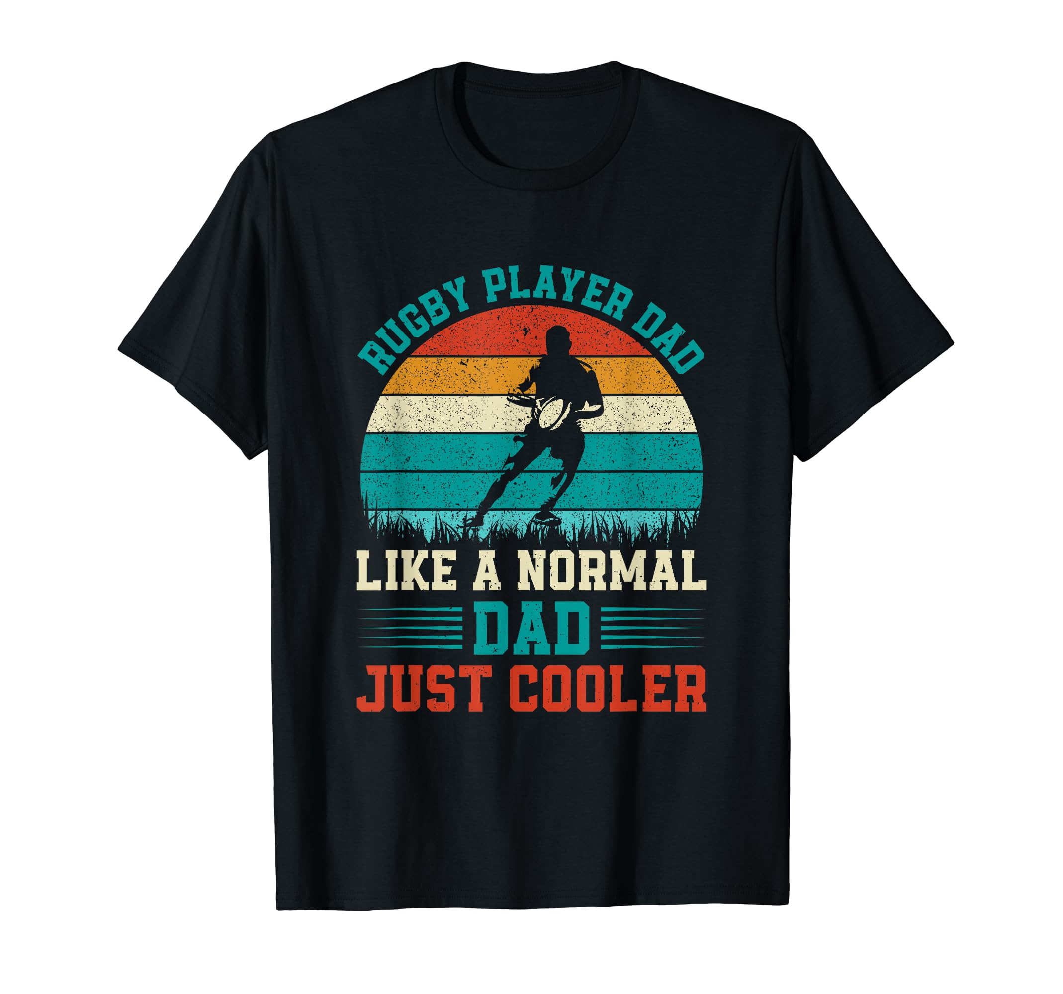ラグビー選手 Dad like a normal Dad just cooler - Daddy Rugby Tシャツ