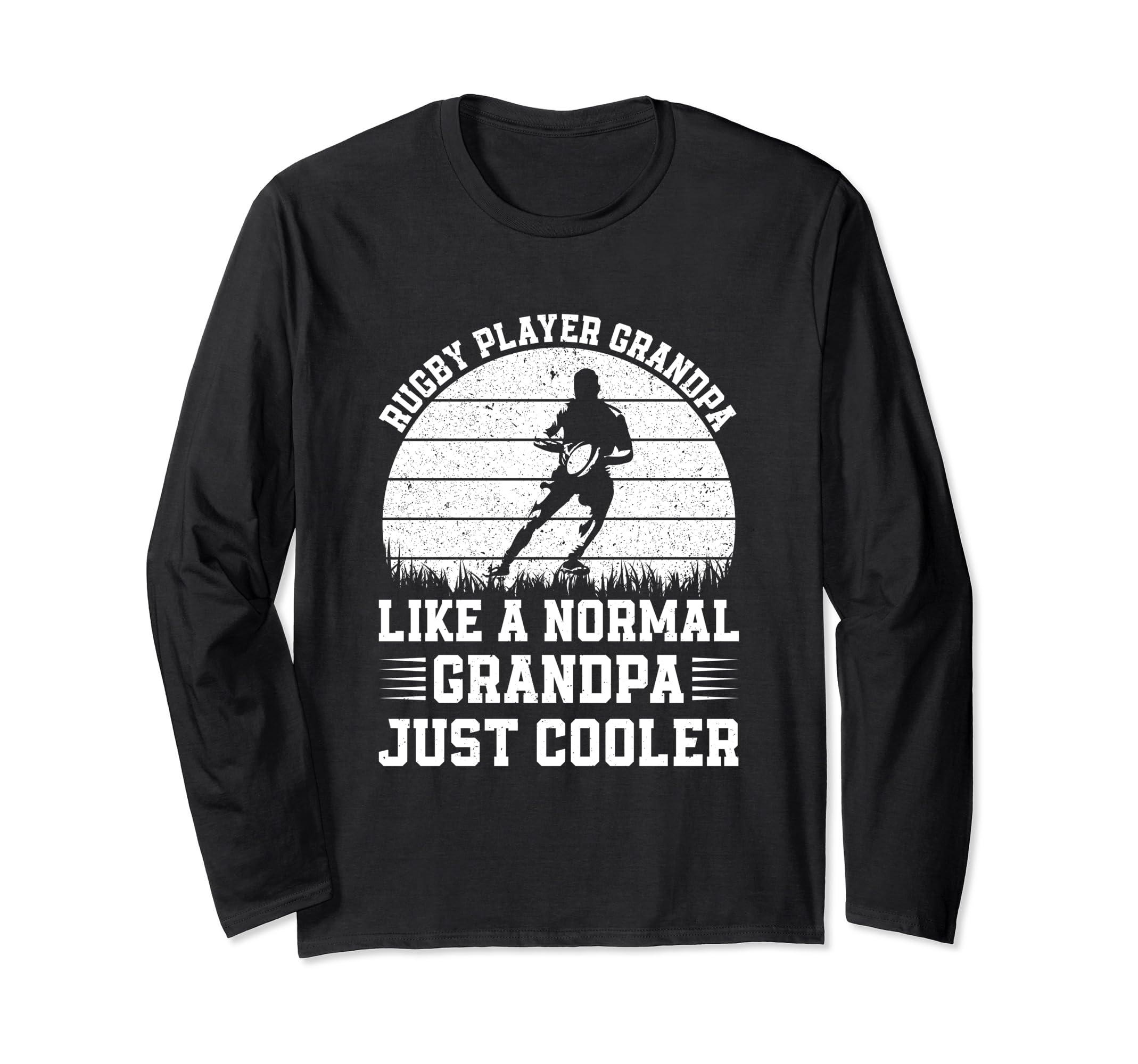 ラグビー選手 Grandpa like a normal Dad just cooler – ラグビー 長袖Tシャツ