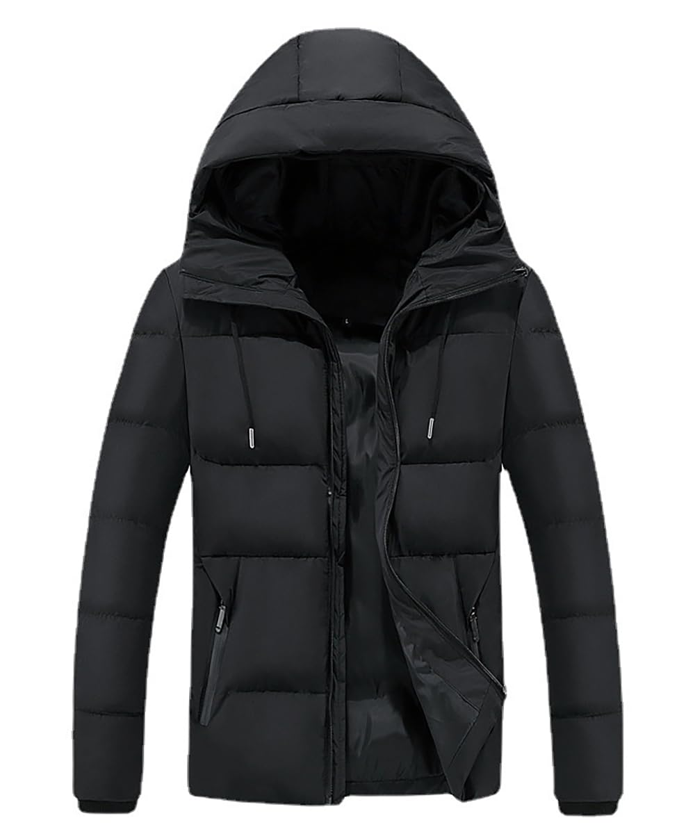 [InnoBase] メンズ ダウンジャケット コート 中綿ジャケット ジャンパー フード付...