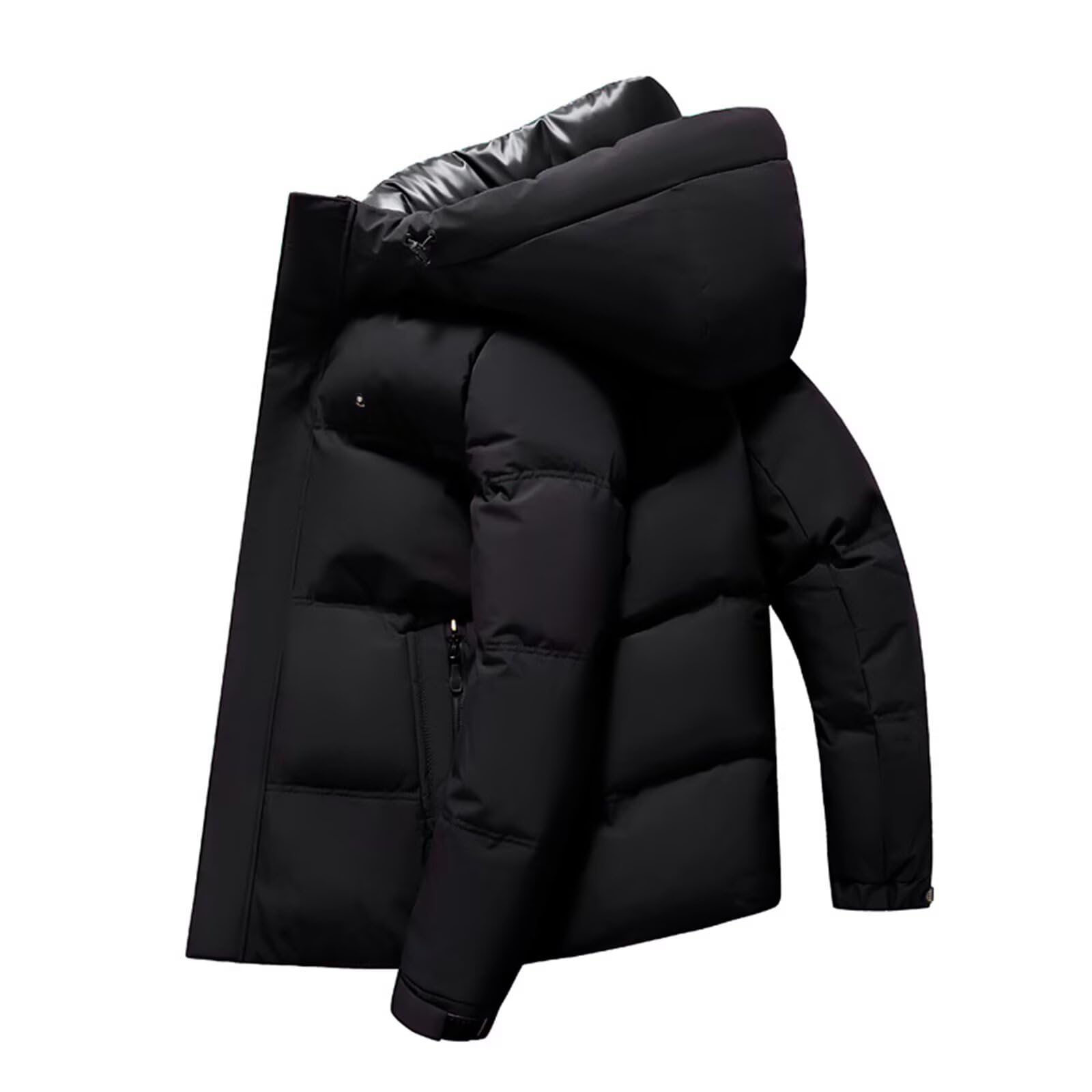 [Vasarhely] メンズ ダウンジャケット 超保温 650フィルパワー 白鵞羽毛90% 防寒 ...