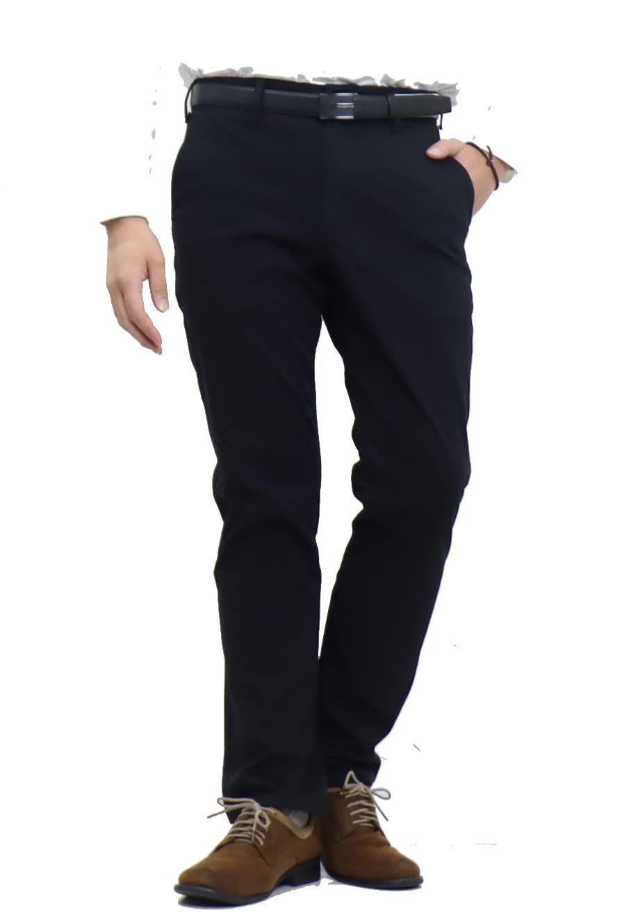 [エドウィン] チノパンツ ジャージーズ ストレート ストレッチ JM803 メンズ ブラック L