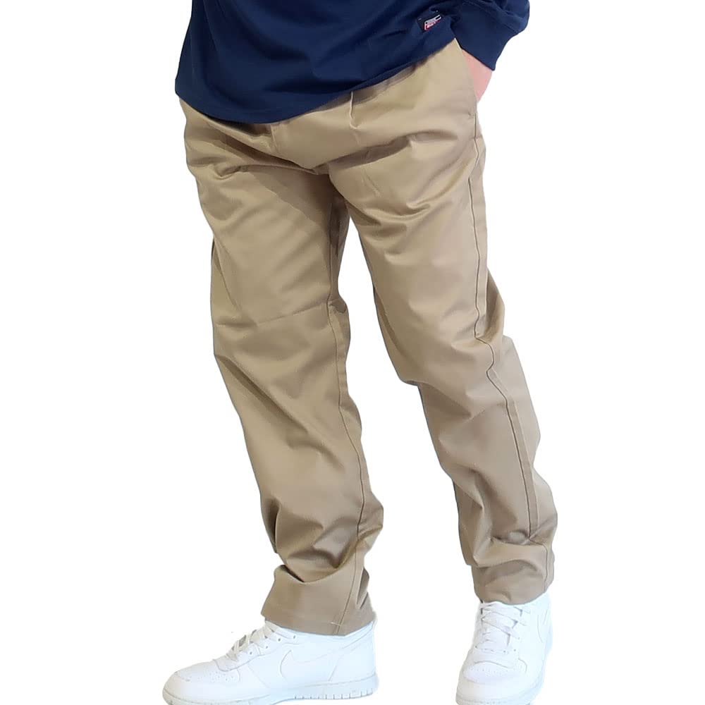 メンズ 大きいサイズ パンツ シェフパンツ チノパン ブランド ディッキーズ Dickies 2L 3L 4L 5L XL XXL XXXL XXXXL 10001538 (M, BEIGE)(4)