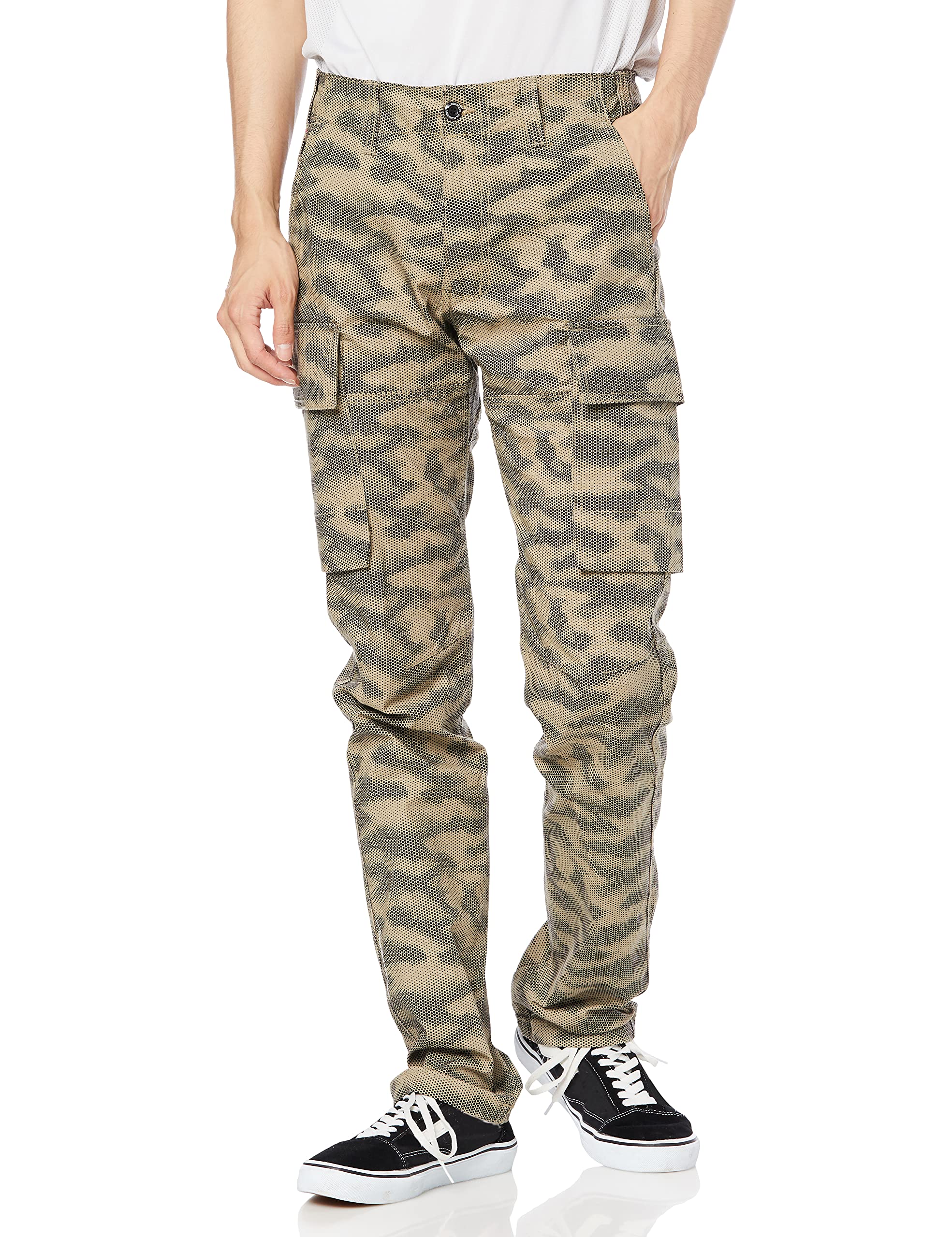 [グラディエーター] カーゴパンツ ミリタリーストレッチカーゴパンツ メンズ G-6025 54DTカーキ 3L(4)