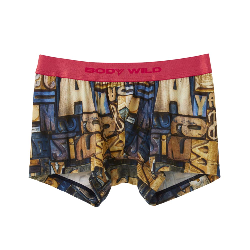 [ボディワイルド] ボクサーパンツ プリント 前とじ BWA080J メンズ 1F 日本M (日本サイズM相当)(4)