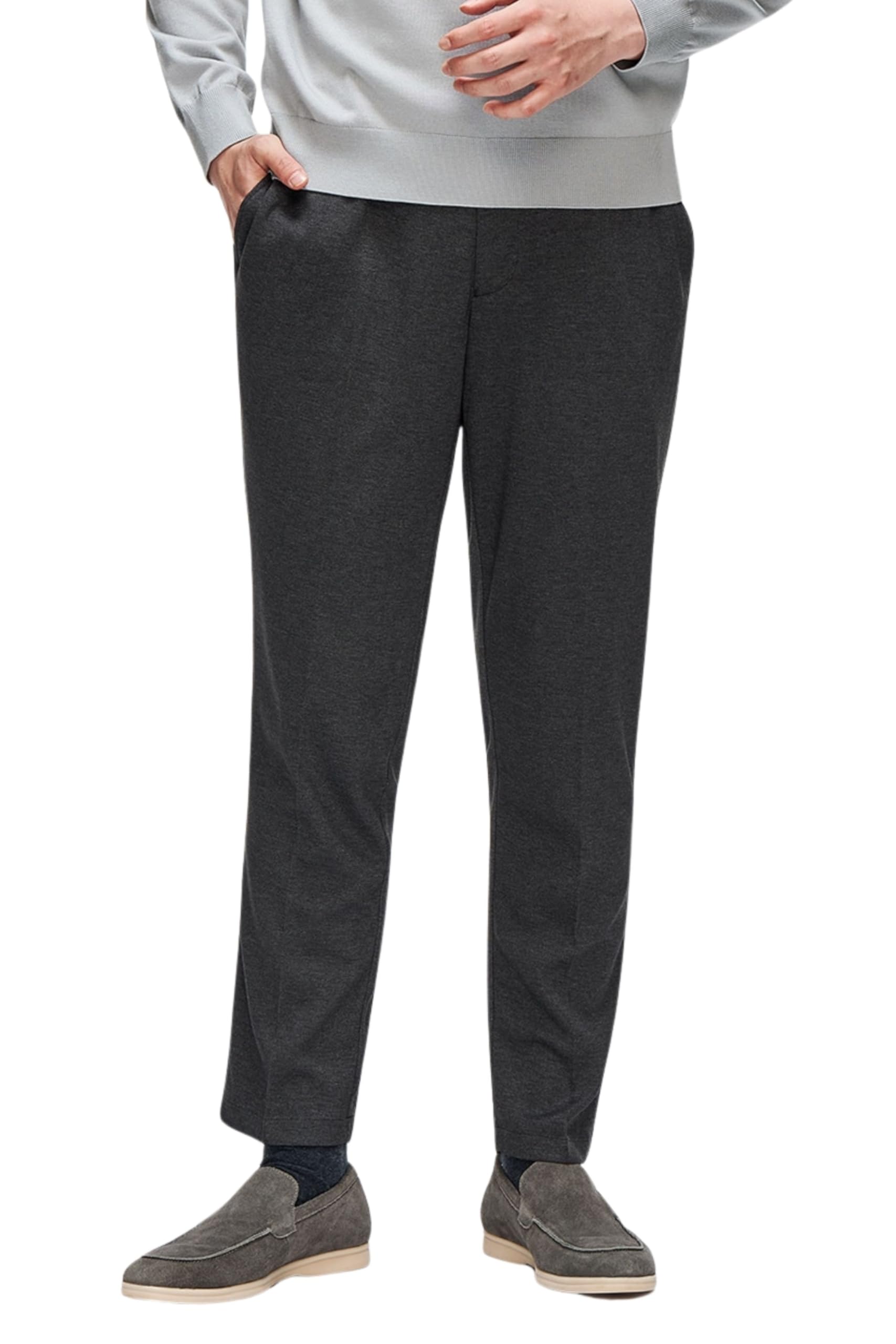 [アオキ] パジャマスーツ 裾上げ済みスラックス セットアップ着用可【洗える/ストレッチ/ウエストらくらく/静電気低減】プリントジャージー 通勤 ビジネス リモートワーク メンズ Cグレ