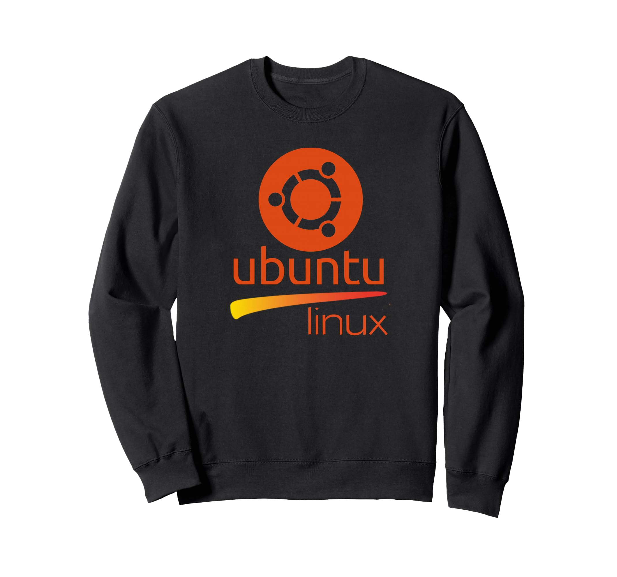 Ubuntu Linux ラバーTシャツ タグラインとロゴ入り オープンソースOs トレーナー