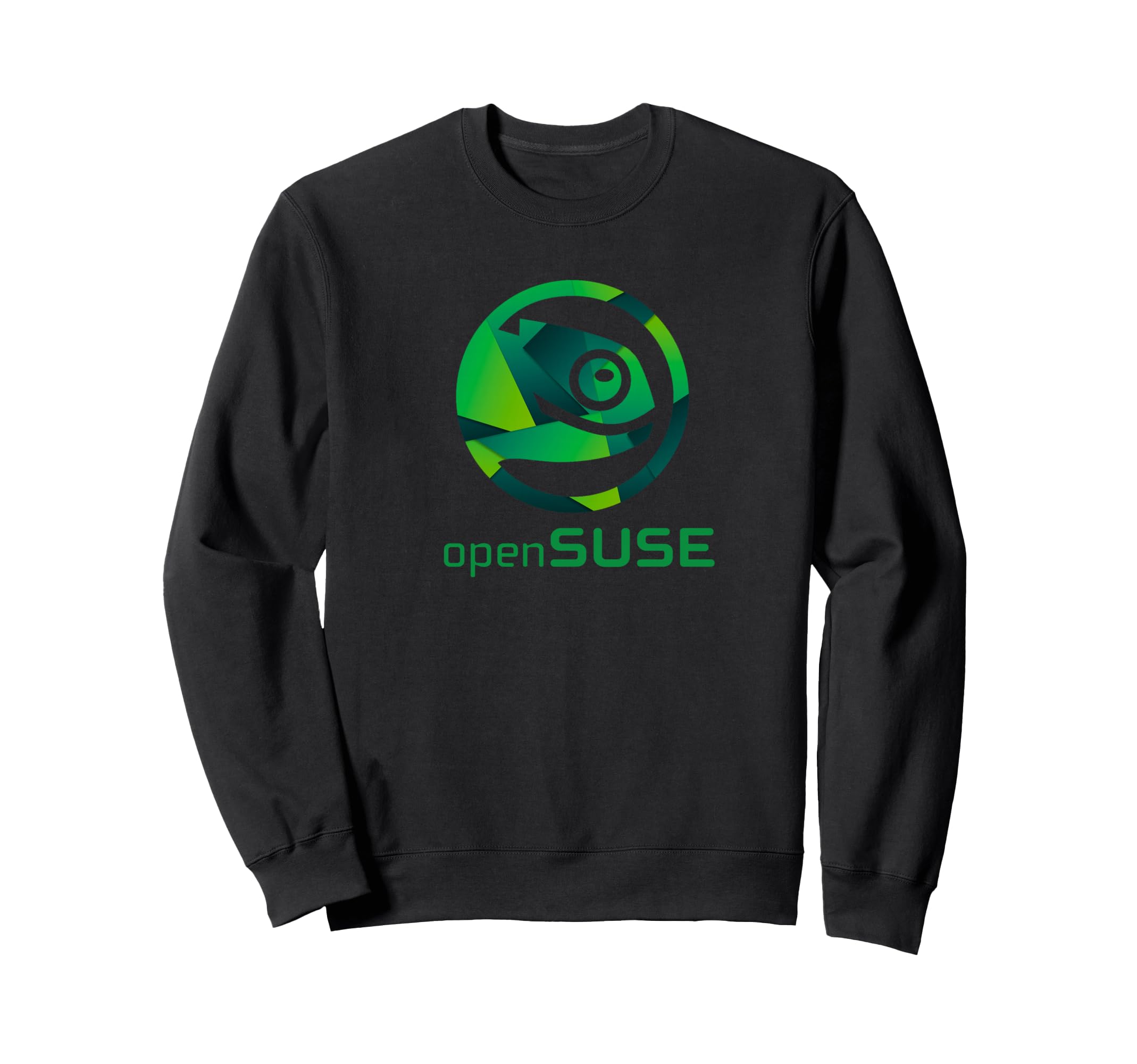 Linux openSUSE ラバーTシャツ タグライン&ロゴ オープンソースOs トレーナー