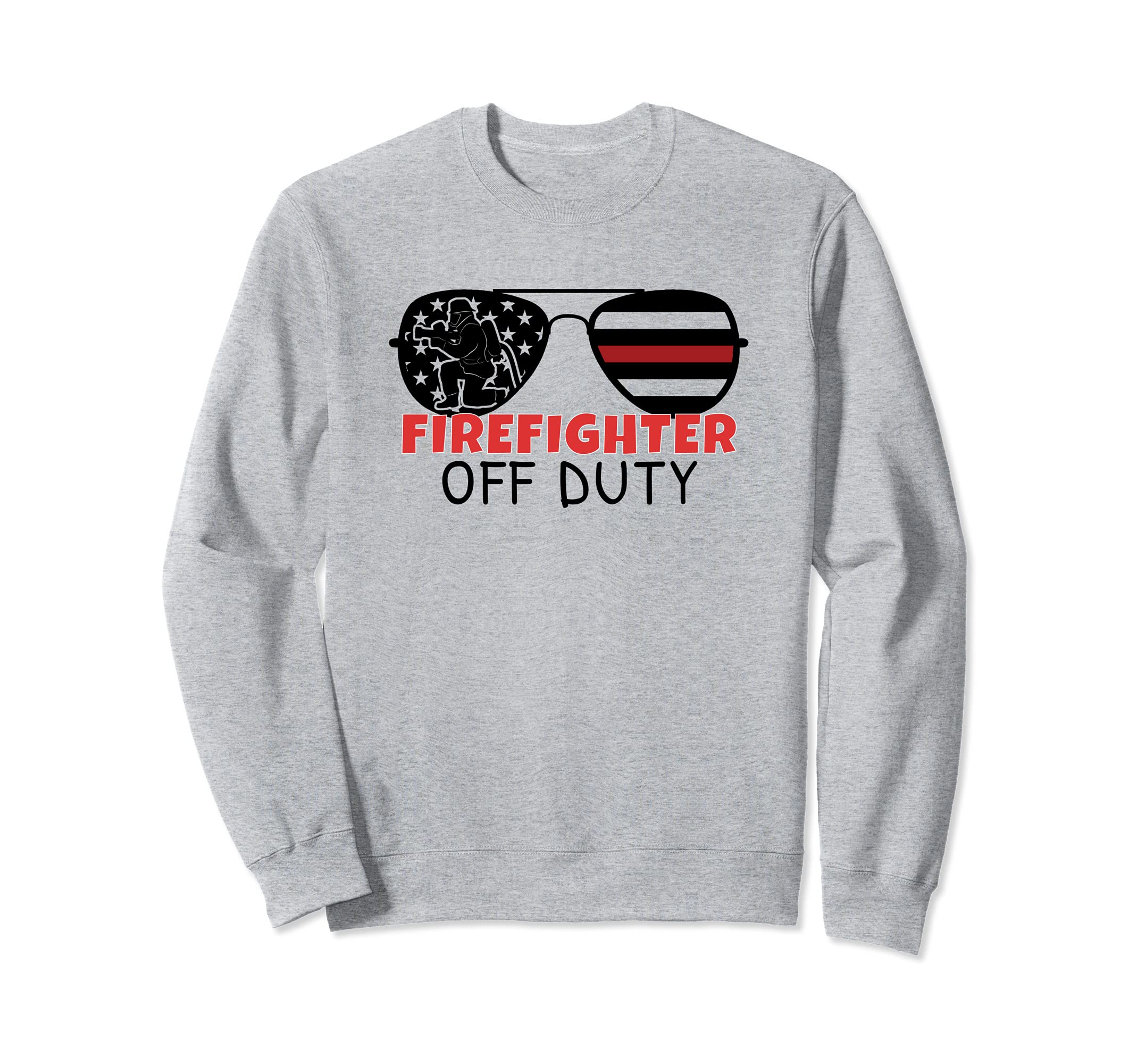 非番の消防士のお父さん Thin Red Line 消防士 消防士 トレーナー