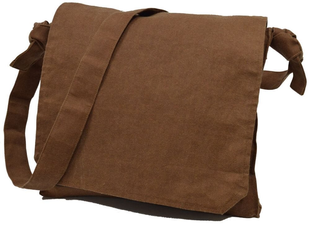 本柿渋染頭陀袋 日本製 通販 男性向け 柿渋染め 頭陀袋 ショルダー バッグ 綿100% 27cm×34cm×5cm ヒモ..