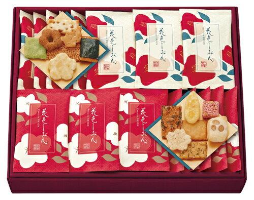 【2025お歳暮】中央軒煎餅　花色しおん　冬　30Nせんべい/煎餅/あられ/詰め合わせ/個包装藤紫/薄紅/煎..