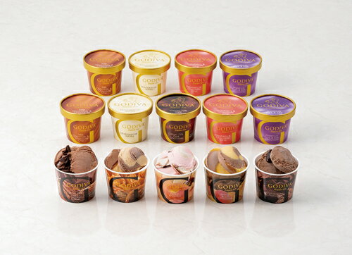 【2025お歳暮】【GODIVA】ゴディバ アイス シーズナルコレクション（14個入）（冷凍）GSC-80【製造元直送・送料込※日付指定不可です。同梱不可】※のし紙不可※（ご自宅配送後、先様へお持ちになるギフト包装はできません）[7822-1]