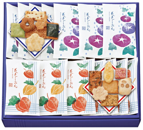 Rakuten - 【2026お中元】中央軒煎餅　花色しおん　夏　16HBせんべい/煎餅/あられ/詰め合わせ/個包装藤紫/薄紅/煎餅/あられ[食品]【御中元ギフトにおすすめ】[7822-1]