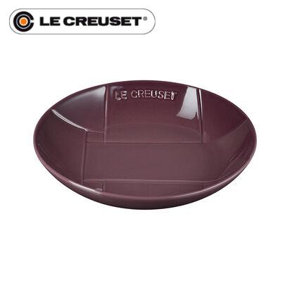 数量限定！【ル・クルーゼ/Le Creuset】メッシュ・ラウンド・ディッシュ フィグ[ルクルーゼジャポン正規品]【ギフト/ストーンウェア/食器/盛り皿】[家庭用品][7821-1]のサムネイル