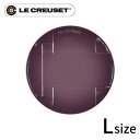 ルクルーゼ ストーンウェア 数量限定！【ル・クルーゼ/Le Creuset】メッシュ・ラウンド・プレート (L) フィグ[ルクルーゼジャポン正規品]【ギフト/ストーンウェア/食器/ディナープレート/ワンプレート/盛り皿】[家庭用品][7821-1]