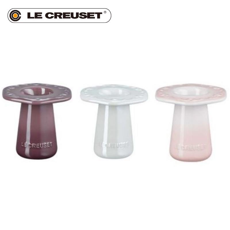 正規商品！数量限定【即納】【ル クルーゼ/Le Creuset】スノーリング フラワーベース シェルピンクフィグ/シェルピンク/ホワイトラスター～ギフト包装 熨斗紙 手提げ袋無料対応～【花瓶/シック/上品】【冬 クリスマス お洒落】 7821-1