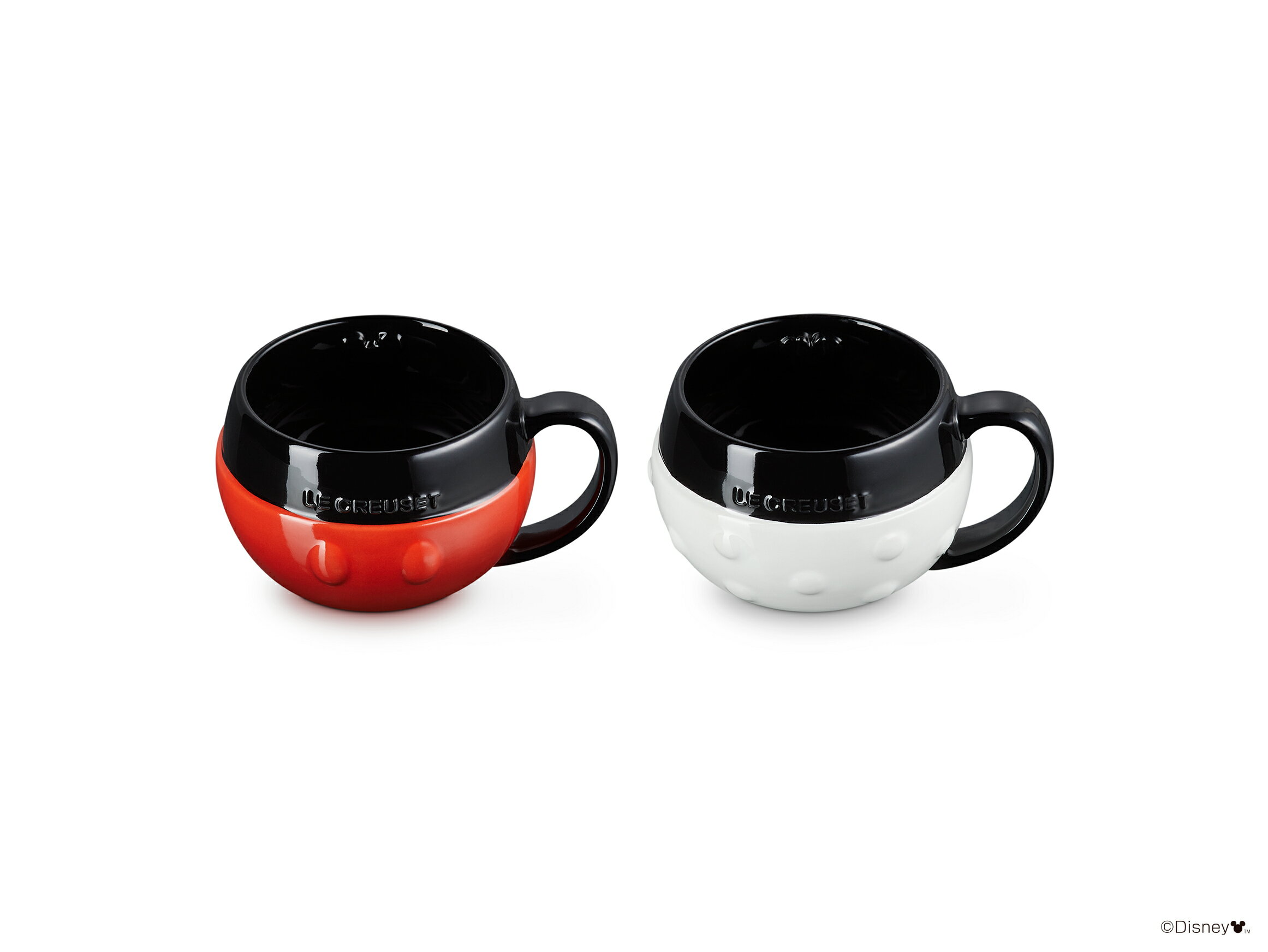 数量限定【ル・クルーゼ/Le Creuset】ミッキー＆ミニー マグ 380ml（2個入り）「ミッキーマウス コレクション」【ギフト包装・熨斗紙・手提袋無料】ル・クルーゼ ジャポン正規品・マグカップ・ペアカップ・スープカップディズニー[7821-1]