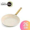 楽天井上百貨店【GREENPAN/グリーンパン】パドヴァコレクション（ピンク）フライパン26CM【IH/ガス火対応】【ギフト包装・のし紙名入れ無料】[家庭用品][7821-1]