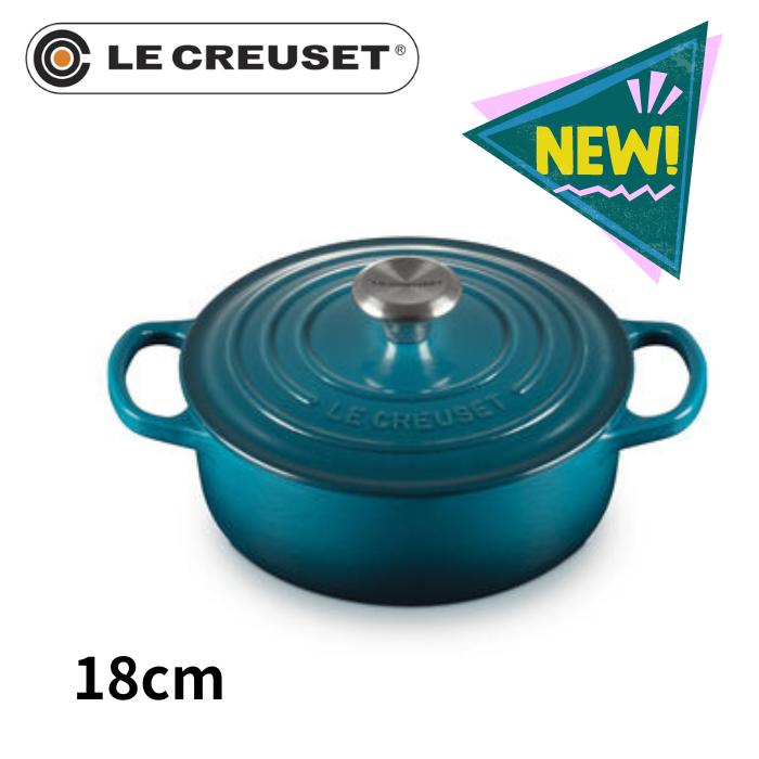 【ルクルーゼジャポン正規品】【NEWカラー】Deep Teal（ディープティール）が新しく加わりましたシグニチャー ココット・ジャポネーズ 18cm ディープティール (シルバーツマミ)【ギフト包装・熨斗紙・手提袋無料対応】LE　CREUSET【鋳物ホーロー鍋】[7821-1]のサムネイル
