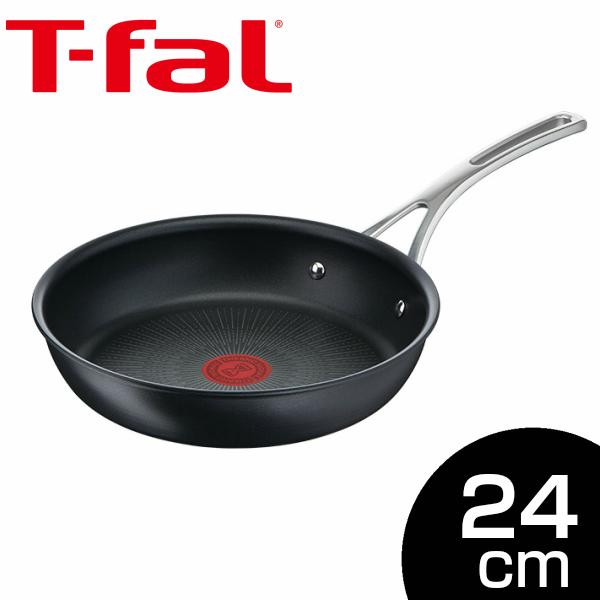 【T-fal/T-FAL/ティファール】エクスペリエンス+ フライパン 24cm E49804（百貨店・セレクトショップ限定）【IH対応調理器具】【ギフト包装・のし紙無料】[家庭用品]