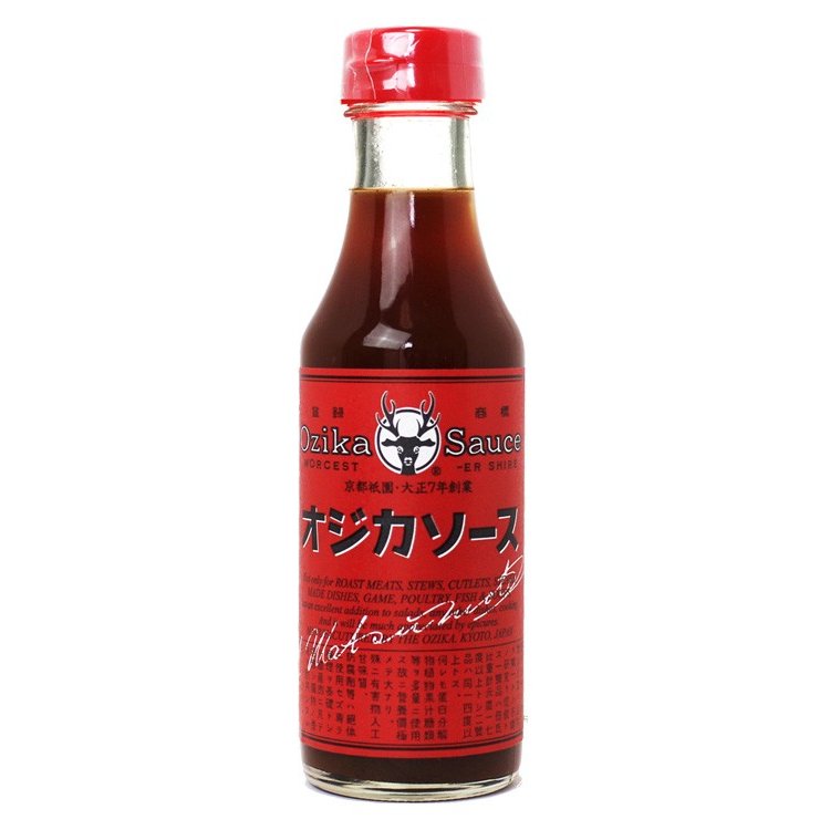 【オジカソース】復刻版オジカソース 220ml【大正七年京都祇園生まれ】～京都で初めてソースを作った創業者が目指したウスターソースの味を再現～京の地ソース/お好みソース/フライ料理/炒め物/魚介料理/目玉焼き[食品][7822-1]