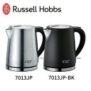 ラッセルホブス 7300JP 【4月中ポイント10倍＆送料無料】【Russell Hobbs/ラッセルホブス】ベーシックケトル 1L [7013JP/7013JP-bk]【シルバー/ブラック/電気ケトル/オートオフ機能/空焚き防止機能/シンプル】[家庭用品][7821-1]