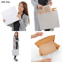 紙袋手提げ紙袋HW−35SR・Sリバーシブル・ストライプ1セット50枚350X220X320|ペーパーバッグペーパーバック無地手提げ袋業務用ラッピング梱包包装柄白ホワイト丸紐マチ広手提袋手提げ手さげ袋