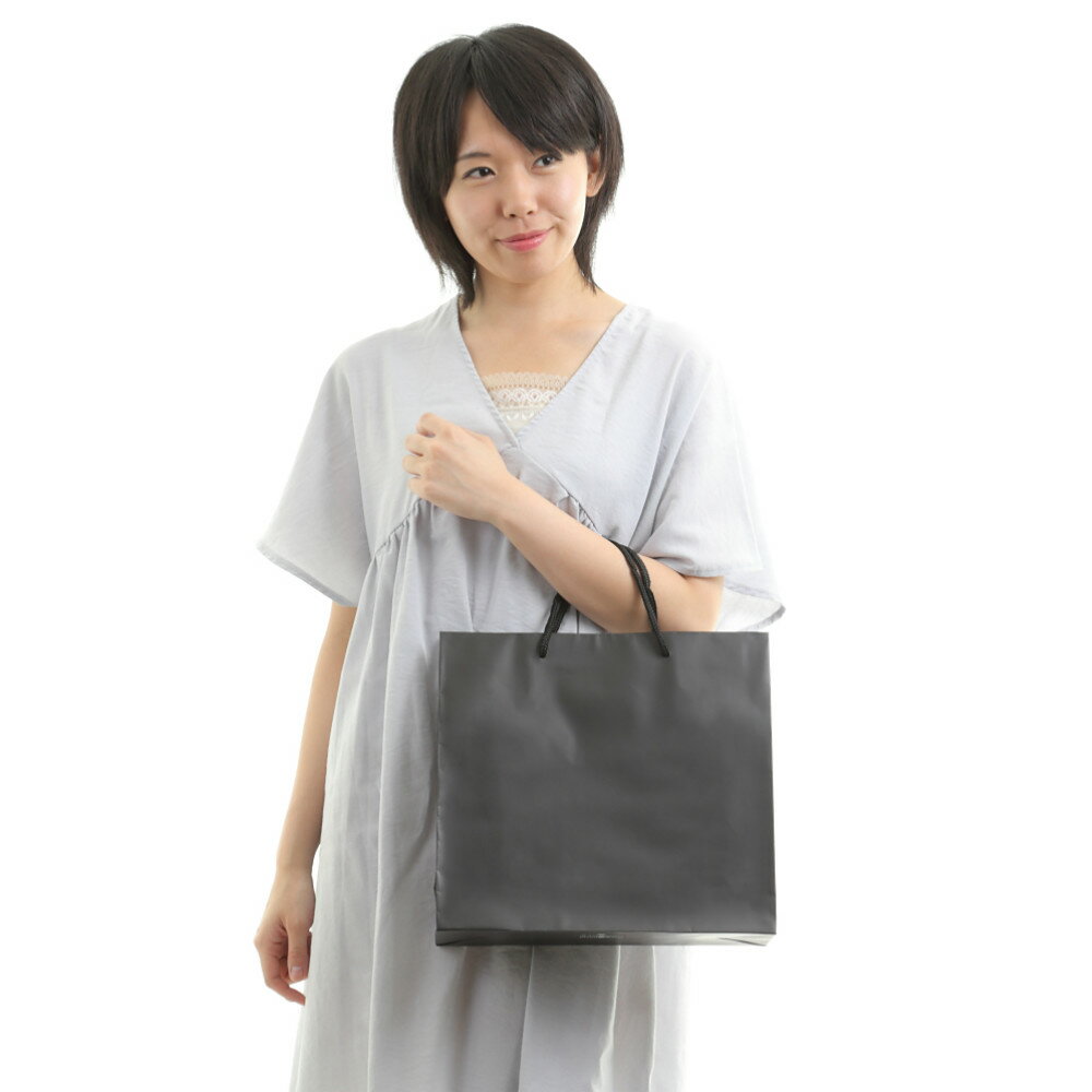 引き出物紙袋マチ広無地手提げ紙袋マットブラックM黒1セット10枚320x110x300表面マットPP加工(紙袋黒手提げ紙袋マチ広無地手提げラッピングプレゼントギフト結婚式内祝いイベント引出物お菓子ブライダルバック)