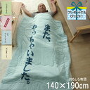 4種類から選べるおもしろ肌布団「 のんべえ 肌布団 」140×190cmグリーン ピンク ブルー ベージュ掛布団 肌掛け 掛け布団 父の日 ウケ狙い お父さん ...