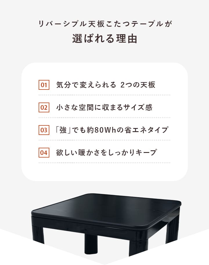 こたつ 正方形 60×60cm 掛敷台 3点セット 「 Dフランネル 3点セット 」 約170×170cm 掛布団+敷布団+こたつ台 こたつ セット 一人用 一人暮らし こたつ布団 こたつ掛け布団 敷き布団 リバーシブル こたつテーブル 冬用 防寒対策 [3]