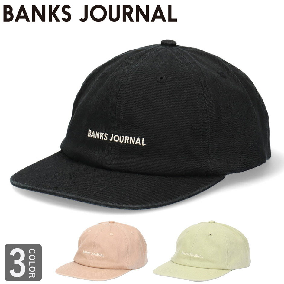 BANKS JOURNAL バンクス ジャーナル ラベル ベースボールキャプ 帽子 キャップ ブランド HABEL HAT HA0150 【並行輸入品】