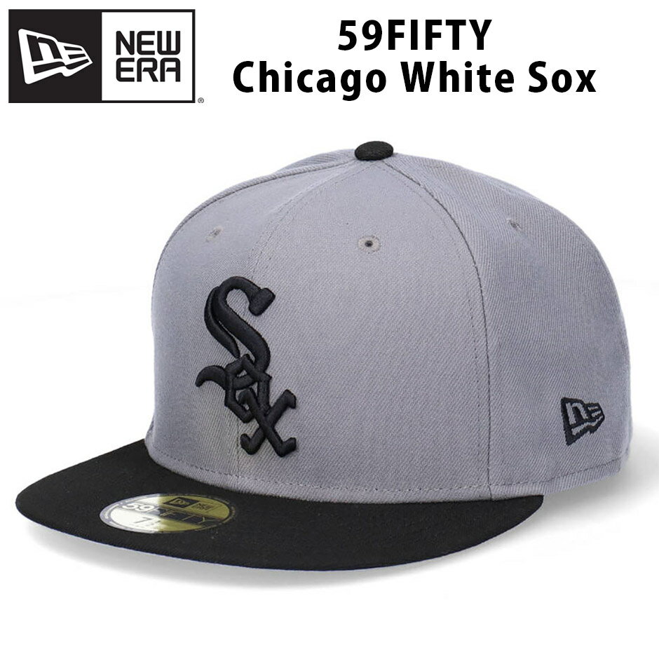 j[G NEW ERA 59FIFTY VJS zCg\bNX Lbv Xq MLB 傫TCY Chicago White Sox 5950 O[xubN uh