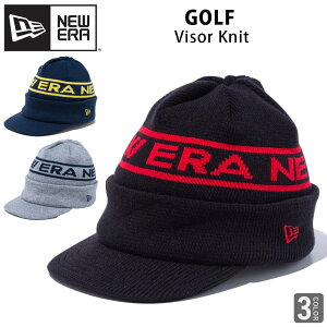 ニューエラ NEW ERA ゴルフ バイザーニット キャップ　帽子 ニット帽 つば付きニット ゴルフ帽子 GOLF ツバ付きニット 13327856