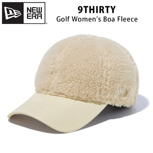 ニューエラ ゴルフ 9THIRTY ボア フリース キャップ レディース NEW ERA もこもこ Golf 調節可能 帽子 930 Golf Women's Boa Fleece