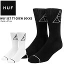 ハフ HUF 靴下 ソックス クルーソックス SET TT CREW SOCKS メンズ レディース 25cm 26cm 27cm カジュアル 人気 おしゃれ ...