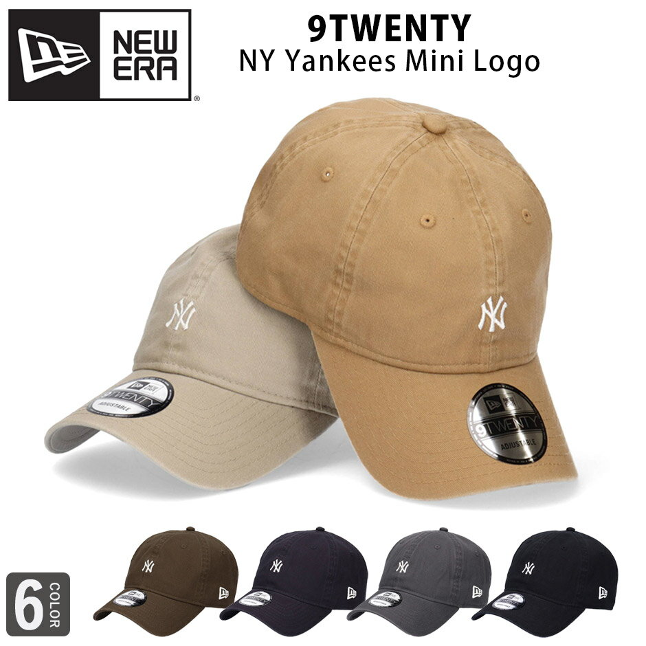 ニューエラ ミニロゴ ベースボールキャップ キャップ 帽子 ニューヨーク ヤンキース NEW ERA NY ロゴ スモールロゴ YANKEES 9TWENTY 920 シンプル おでかけ ユニセックス おとな ローキャップ ブランド MINI