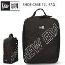 ニューエラ シューケース 17L NEW ERA シューズケース new era bag ゴルフ 部活 スポーツ ジム ブラック プリントロゴ バッグ かばん 鞄 shoe case 17l bag 14108400