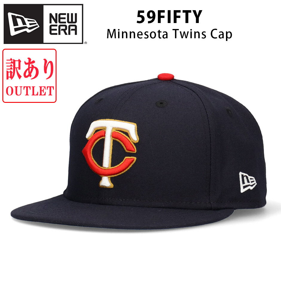 ニューエラ 59FIFTY ミネソタ ツインズ キャップ 帽子 MLB 大きいサイズ NEW ERA 5950 ブランド フラットバイザー ブランド ニューエラキャップ 格安 ベースボールキャップ オンフィールド