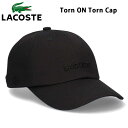 ラコステ ロゴ キャップ LACOSTE 帽子 シンプル サイズ調節 ロゴキャップ メンズ レディース ブランド ロゴ 大人 シンプル ラコ ワニ わに ラコキ...