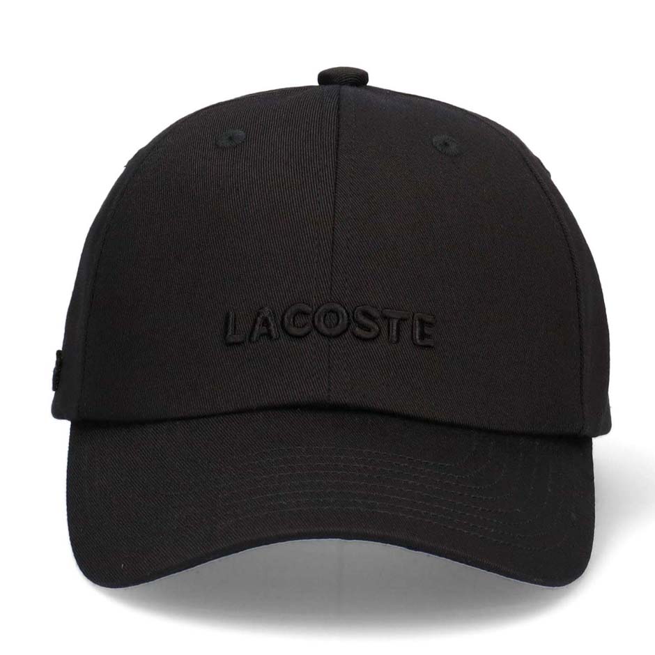 【スーパーSALE 20%OFF】 ラコステ ロゴ キャップ LACOSTE 帽子 シンプル サイズ調節 ロゴキャップ メンズ レディース ブランド ロゴ 大人 シンプル ラコ ワニ わに ラコキャップ ブラック ユニセックス L1347 かっこいい オールブラック inreason-10001449 INREASON サンプル画像2