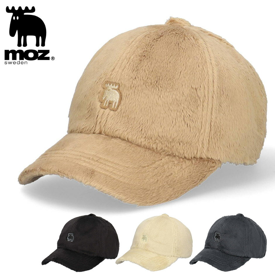 モズ ボア ロゴ キャップ MOZ ボアキャップ モコモコ 大人 帽子 ブランド 北欧 スウェーデン もこもこ moz 秋物 秋 冬 お出かけ ファー ボア帽子 シールボア サイズ調節可能 もこもこ帽子 ロゴキャップのサムネイル