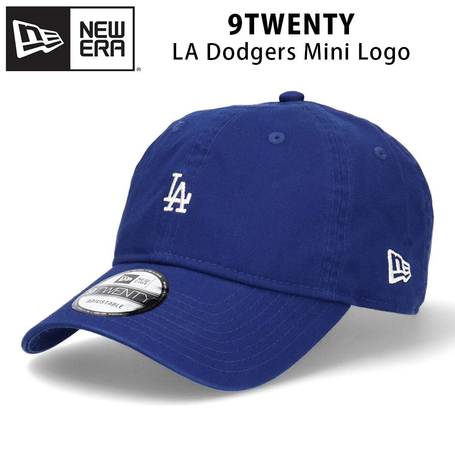 ニューエラ LA ドジャース ミニロゴ キャップ 9TWENTY 帽子 LAロゴ サイズ調節可能 920 ブランド 大人 ユニセックス メンズ レディース ドジャース ブルー ミニ ロゴ おしゃれ かわいい New Era LAキャップ ドジャースキャップ LOS ANGELES