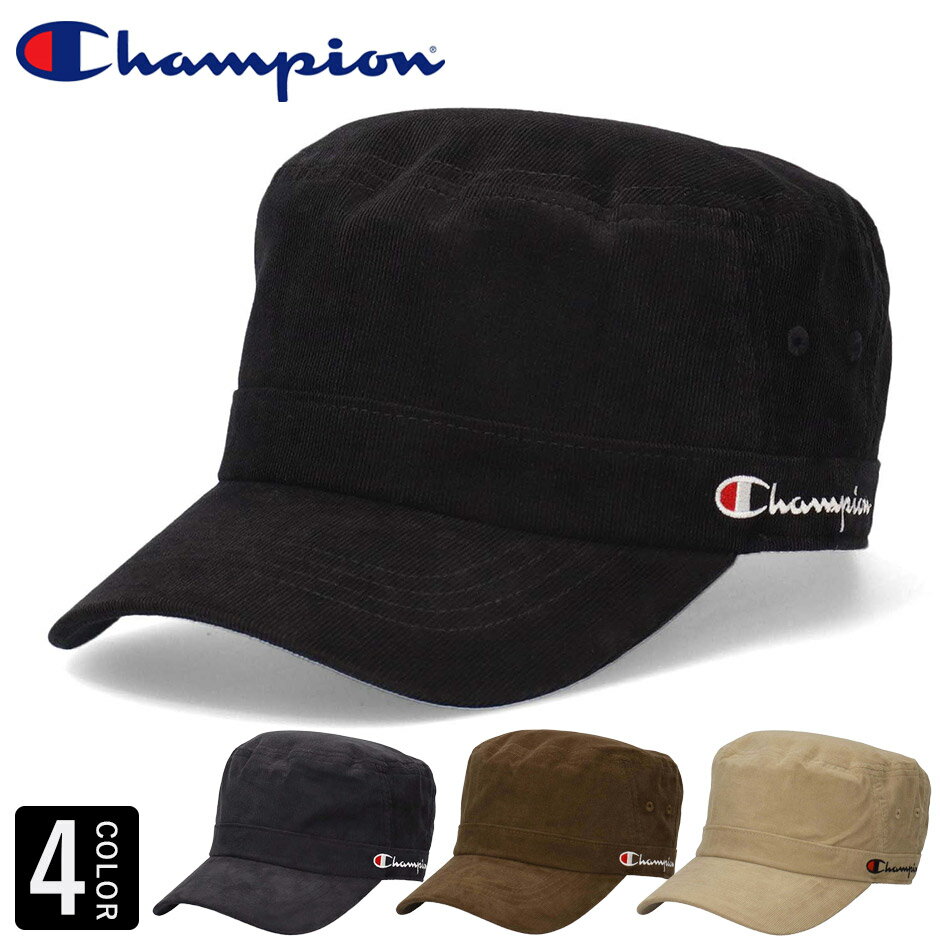 乐天商城 - チャンピオン コーデュロイ ワークキャップ 帽子 ブランド メンズ レディース CHAMPION 深め 大人 スポーツブランド ベーシック シンプル サイズ調節可能 洗える 消臭 抗菌 新作 おしゃれ チャンピオン帽子 デザイン ユニセックス