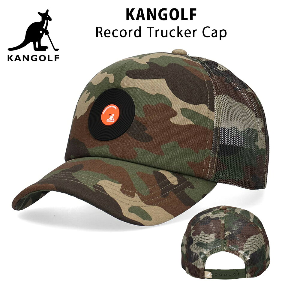 Rakuten - カンゴール ゴルフ カモフラージュ レコード ロゴ メッシュ キャップ カンゴルフ カモ メッシュキャップ KANGOL 帽子 ブランド メンズ レディース ゴルフ帽子 大人 カモキャップ サイズ調整 ブランドキャップ カンゴールキャップ ゴルフキャップ GOLF