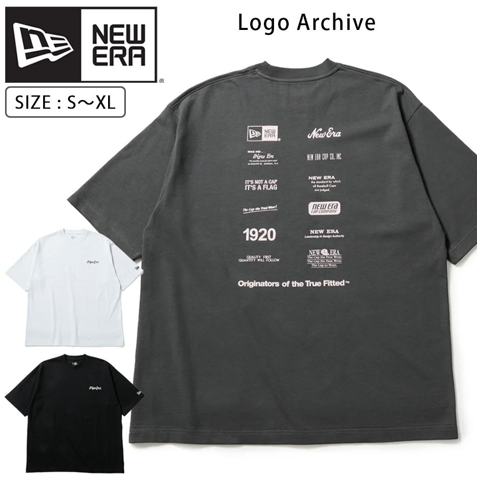 Rakuten - ニューエラ アーカイブ 半袖 Tシャツ ロゴ SS TEE 半袖tシャツ ロゴ クルーネック NEW ERA メンズ レディース ブランド オーバーサイズ 大きいサイズ TEE S/S tee おしゃれ シンプル かっこいい 人気 ベーシック ARCHIVE LOGO