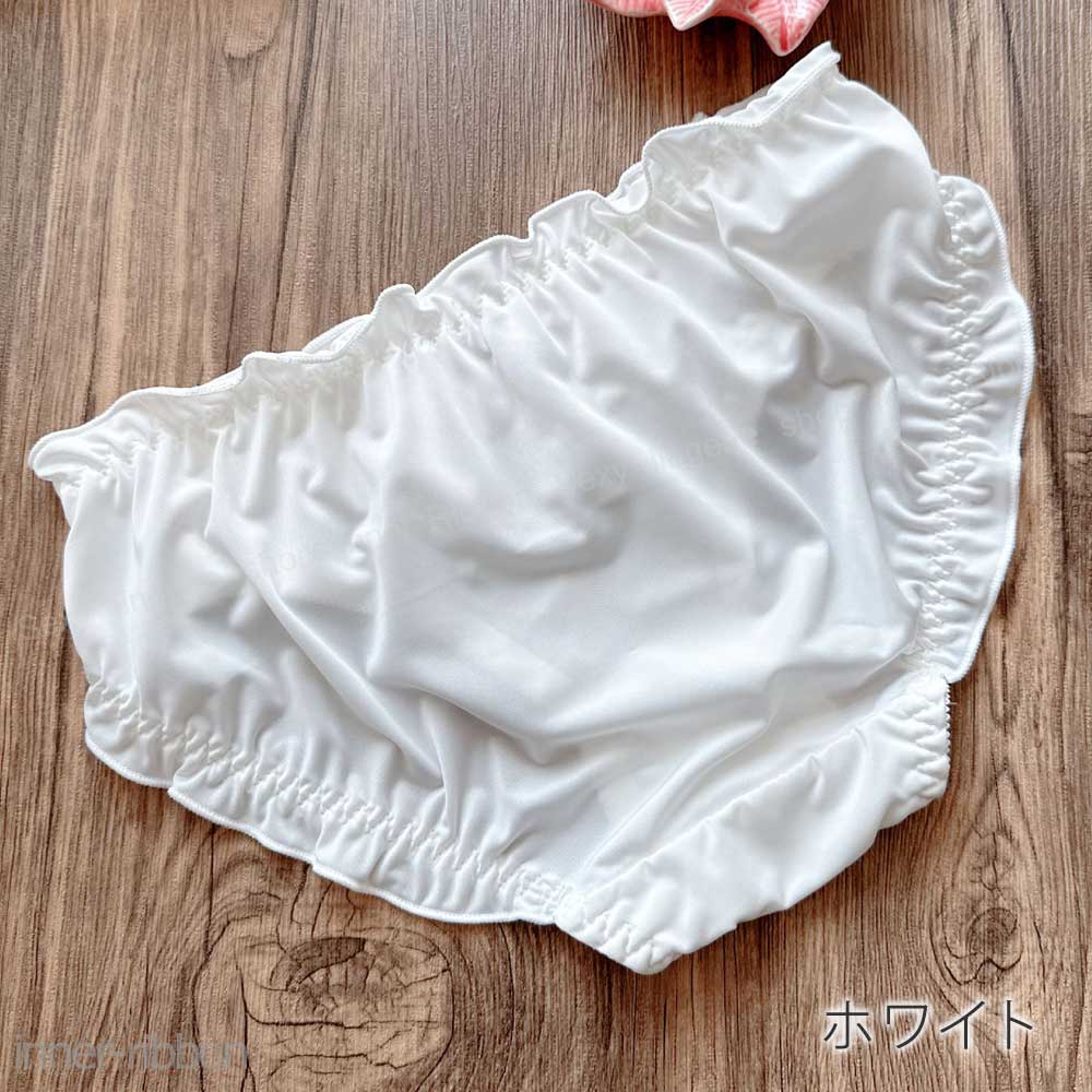 下着 ショーツ ランジェリー スタンダード フルバック フロント フラワー 刺繍 レース リボン 可愛い キュート ラブリー 通販 lingerie レディース 女性 女子 大人 学生 M L LL 3L サイズ 大きいサイズ 単品ショーツ 通気 美尻 すっぽり 肌着 RB037 3