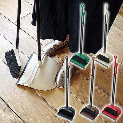 ほうき ちりとり セット ブルーム&ダストパン ポルテ K416 セット おしゃれ 掃除セット シンプル コンパクト ベランダ掃除 玄関掃除 床掃除 フローリン...