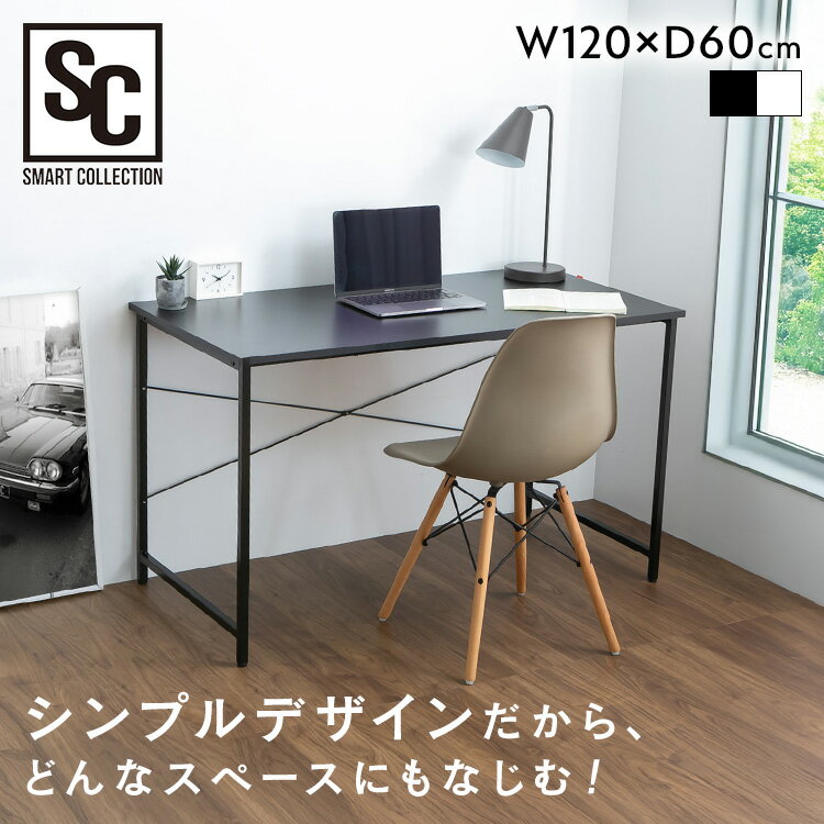 机 パソコンデスク シンプル ベーシックデスク PBDK1260デスク 120 パソコンデスク PCデスク ワークデスク 学習机 テーブル オフィス リモート 書斎 ブラック ホワイト